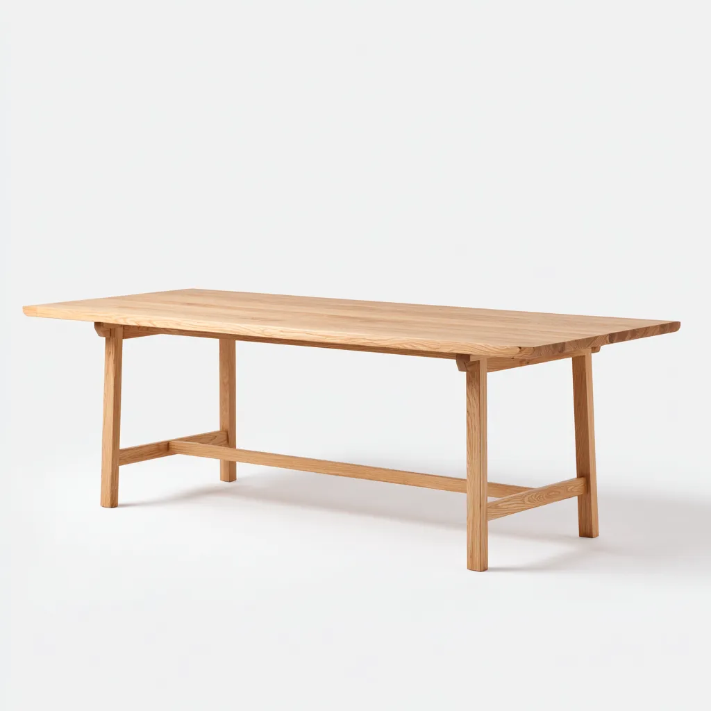 Tavolo da pranzo-legno-190x90x75 cm-naturale-design classico-Comfyete