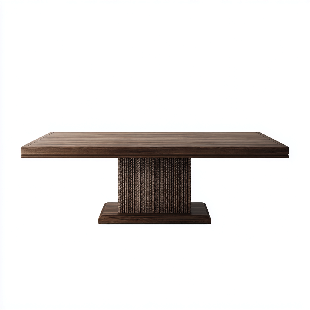 Tavolo da pranzo-legno-182 x 94 x 78 cm-marrone-design contemporaneo-Comfyete