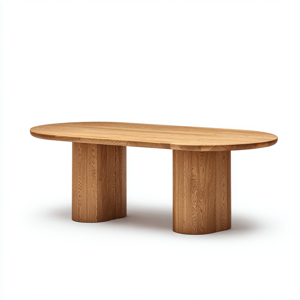 Tavolo da pranzo-legno-200x100x75 cm-naturale-design moderno-Comfyete