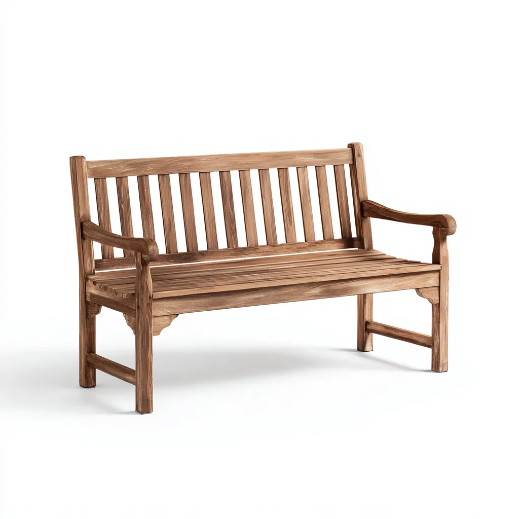 Panca da giardino-legno-128x59x90 cm-marrone-stile naturale-Comfyete