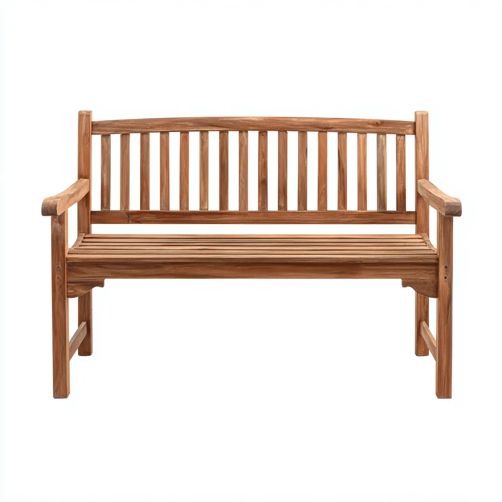 Panca da giardino-legno-127x58x90 cm-marrone-stile naturale-Comfyete