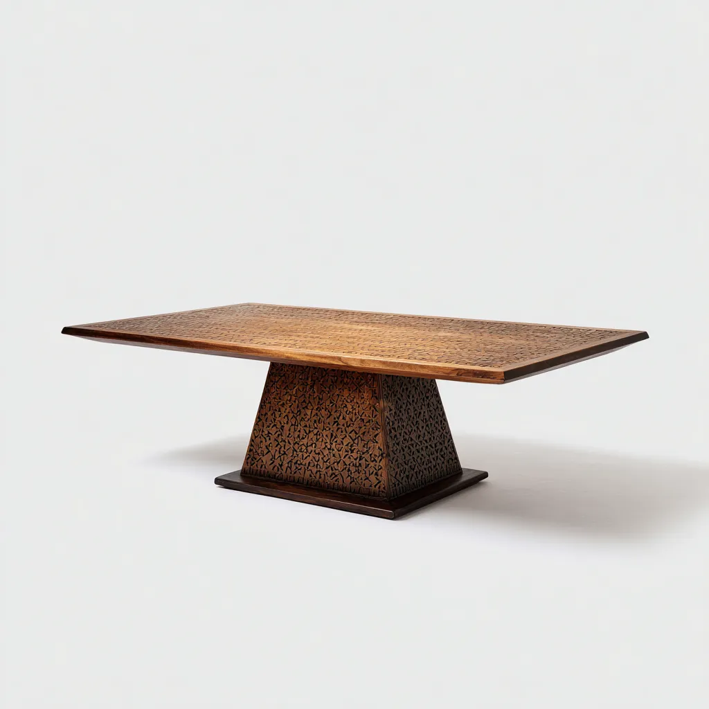 Tavolo da pranzo-legno-188 x 96 x 78 cm-marrone-design contemporaneo-Comfyete