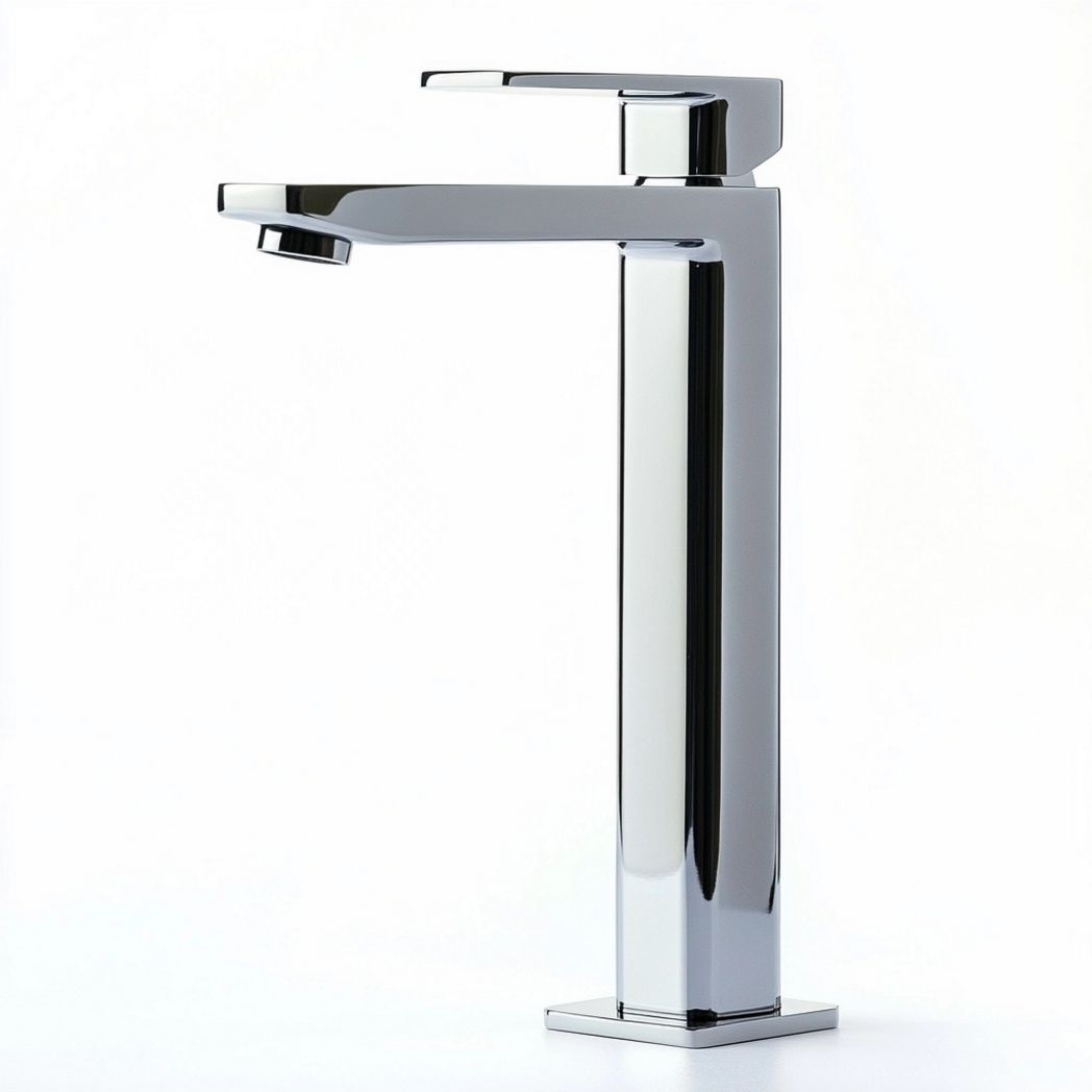 Robinet Mitigeur en Laiton Chromé pour Lavabo Hauteur 30 cm