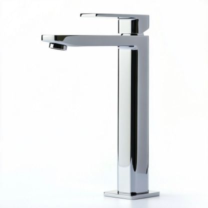 Robinet Mitigeur en Laiton Chromé pour Lavabo Hauteur 30 cm