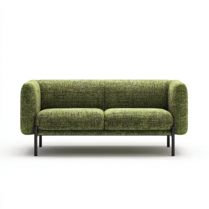 Gerades Sofa Stoff 170x82x78 cm - Grün - Modernes Minimalistisches Design für Wohnzimmer-Domainota