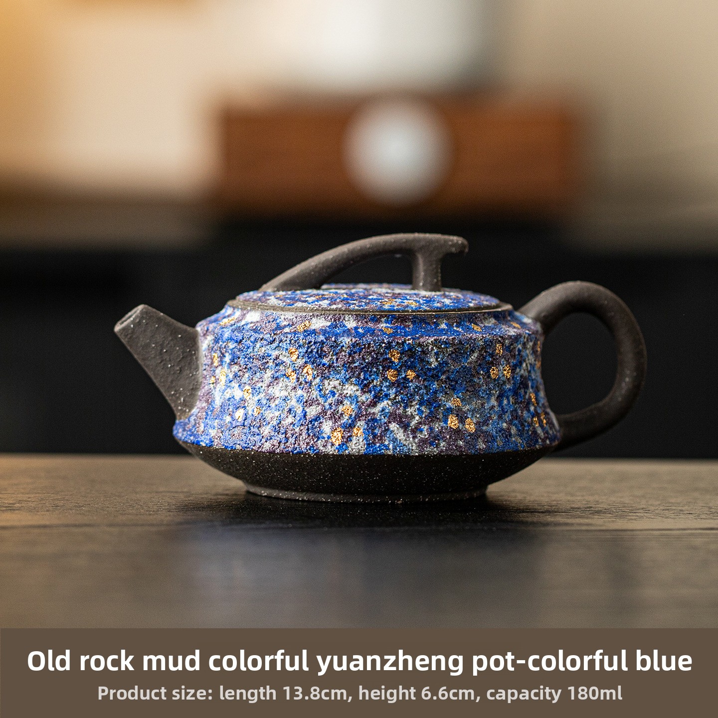 Master Lin Houtang Handmade Rock Mineral Coarse Pottery Teapot - Vintage Kung Fu Tea Infuser with Strainer, Luxury Gift Box Packaging