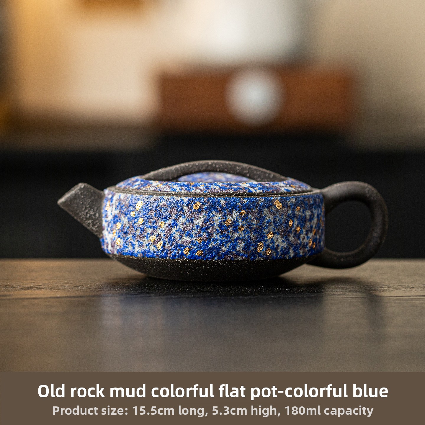 Master Lin Houtang Handmade Rock Mineral Coarse Pottery Teapot - Vintage Kung Fu Tea Infuser with Strainer, Luxury Gift Box Packaging