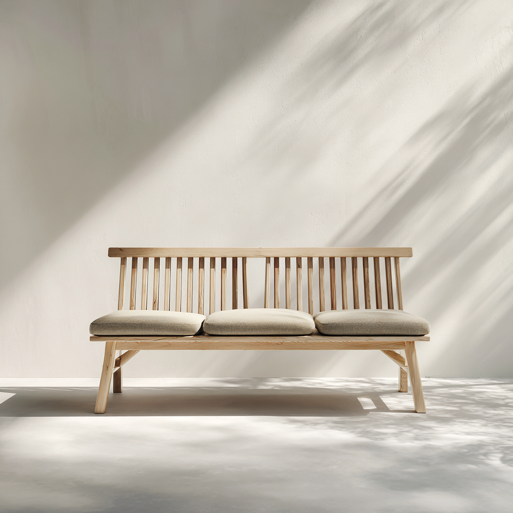 Panca da giardino legno massello 150x55x85 cm - legno naturale-beige - uso esterno - design moderno-Havenilo