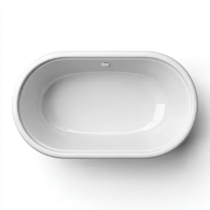 Vasca da bagno freestanding acrilico 162x82x57 cm - bianco - design moderno-Livingvo