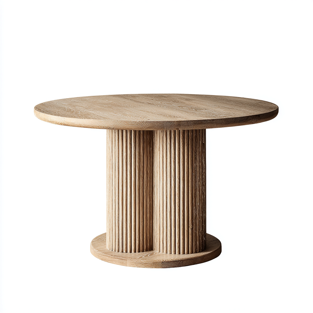 Tavolo da pranzo - legno - 130x130x76 cm - legno naturale - uso interno - design moderno-Livingvo