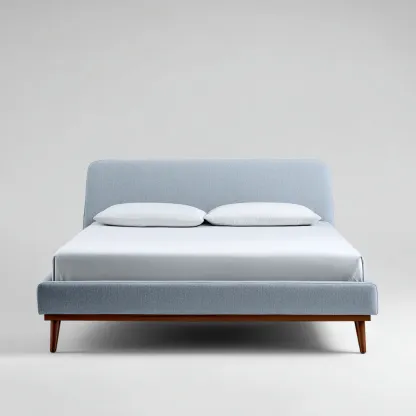 Letto matrimoniale-tessuto-212x162x105 cm-blue-Stile moderno-Livingvo