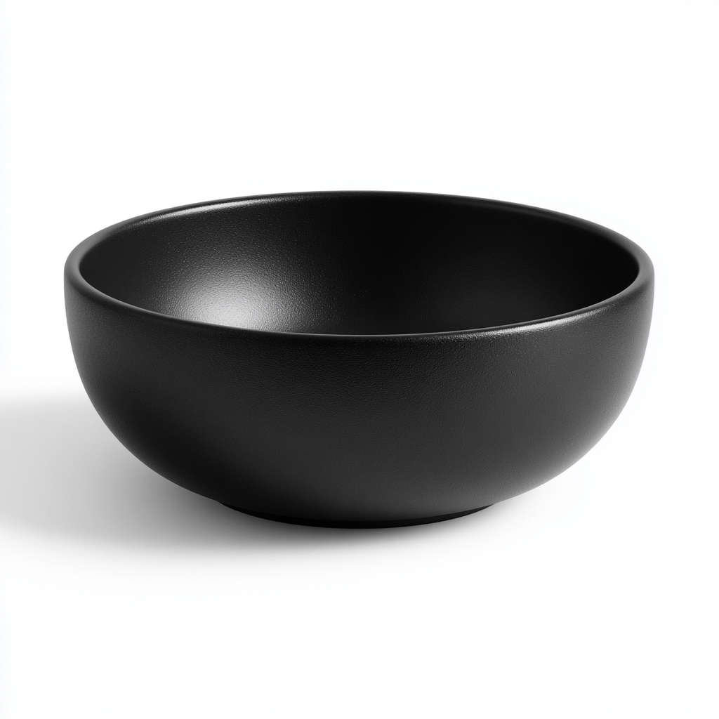 Lavabo da appoggio in ceramica 38x38 cm neroopaco per bagno - design moderno-Livingvo