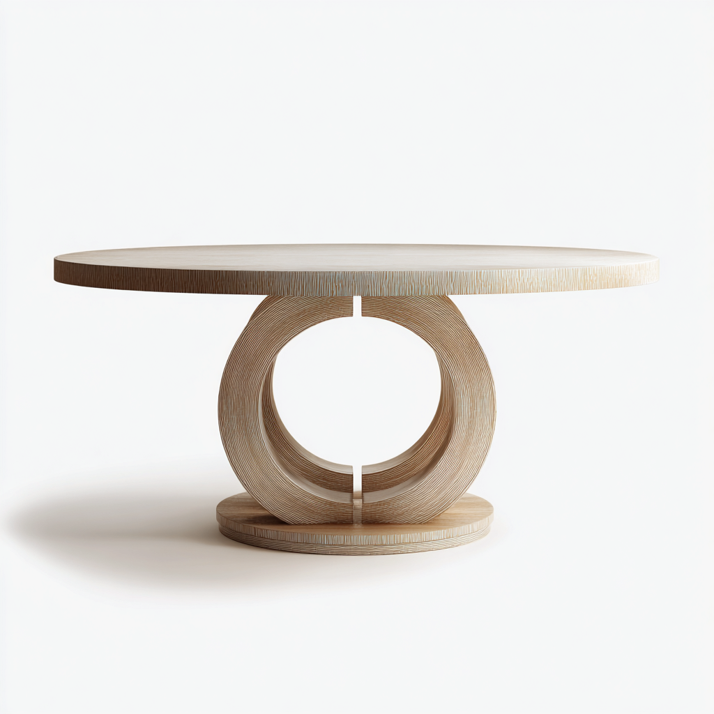 Tavolo da pranzo - legno massello - 150x150x76 cm - legno naturale - uso interno - design moderno-Livingvo