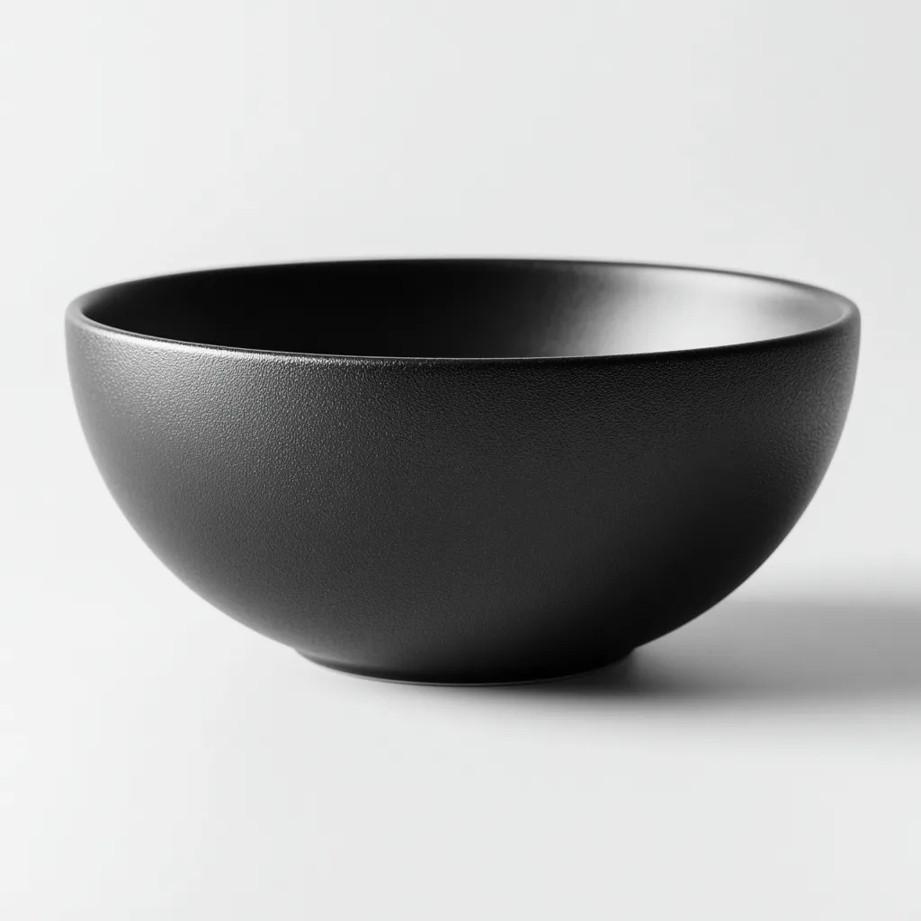 Lavabo da appoggio in ceramica 39x39 cm neroopaco per bagno - design moderno-Livingvo