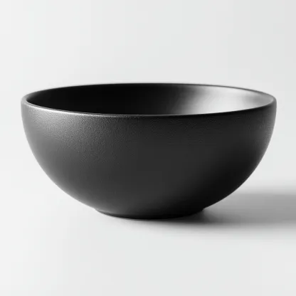 Lavabo da appoggio in ceramica 39x39 cm neroopaco per bagno - design moderno-Livingvo