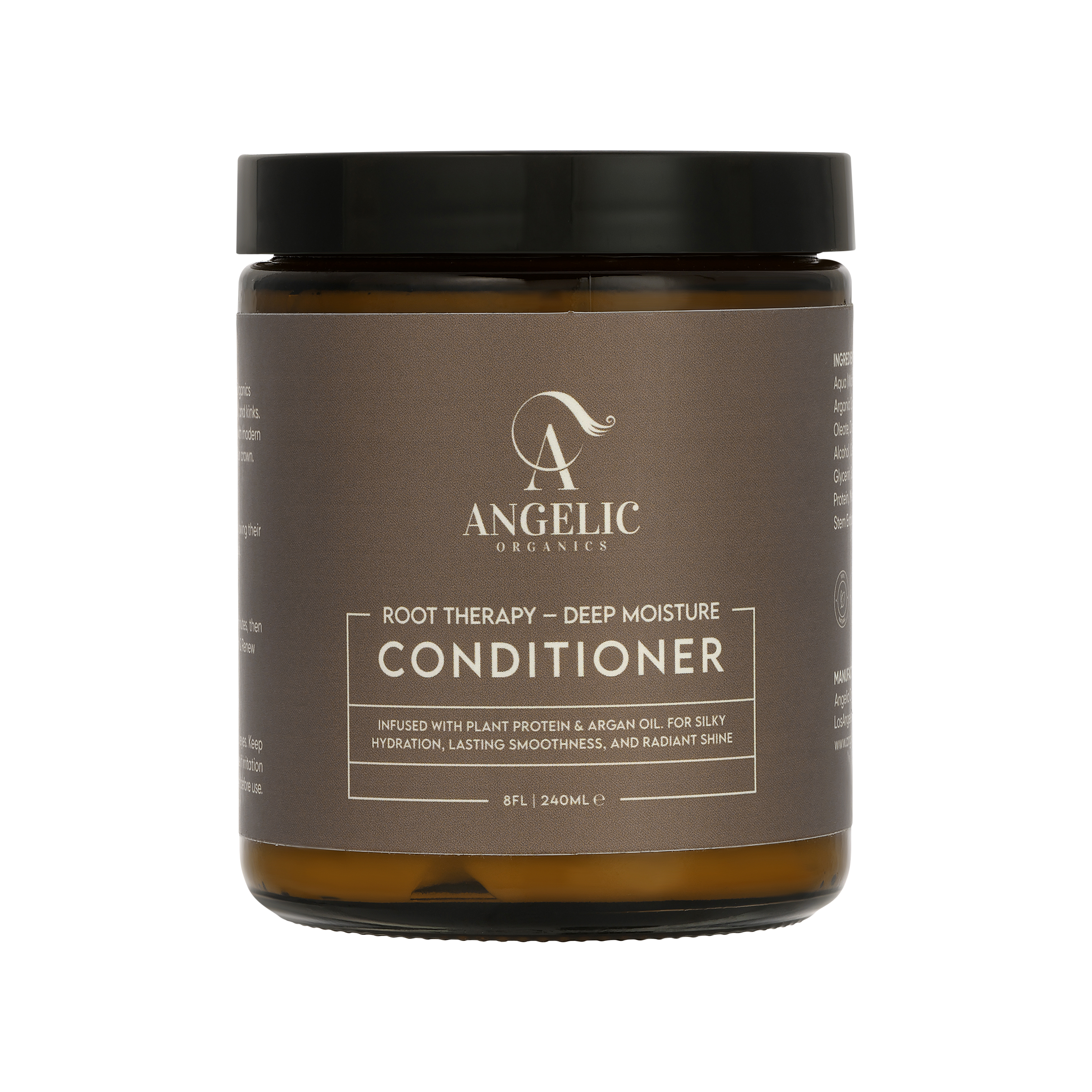 Deep Moisture Conditioner for Curly Hair – Root Therapy – Argan