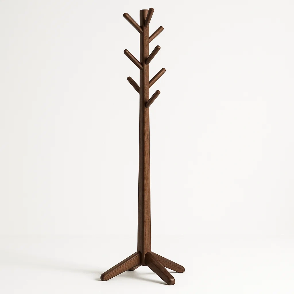 Appendiabiti in legno marrone 170 cm