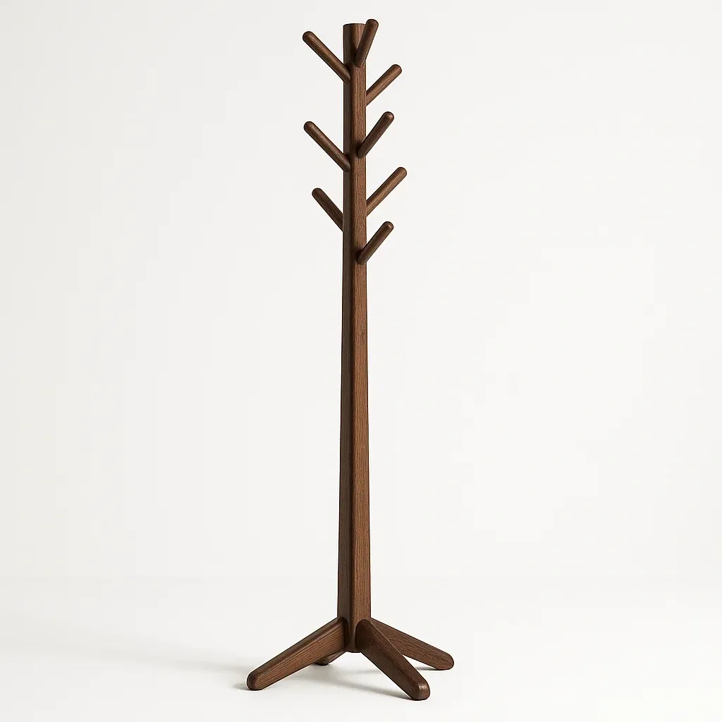 Appendiabiti in legno marrone 170 cm