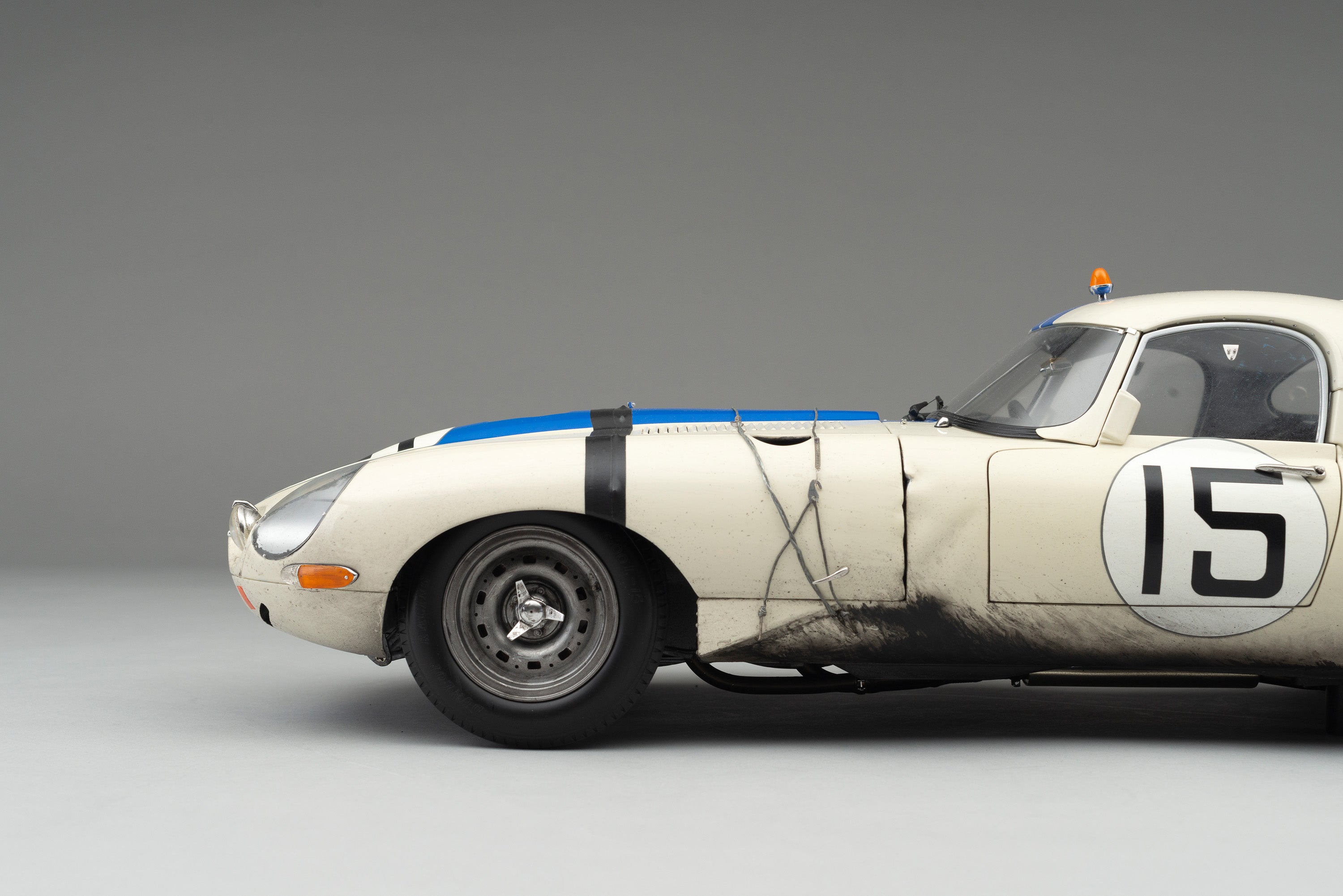 Jaguar Lightweight E-type (LWE) - 1963 Le Mans - Race Weathered