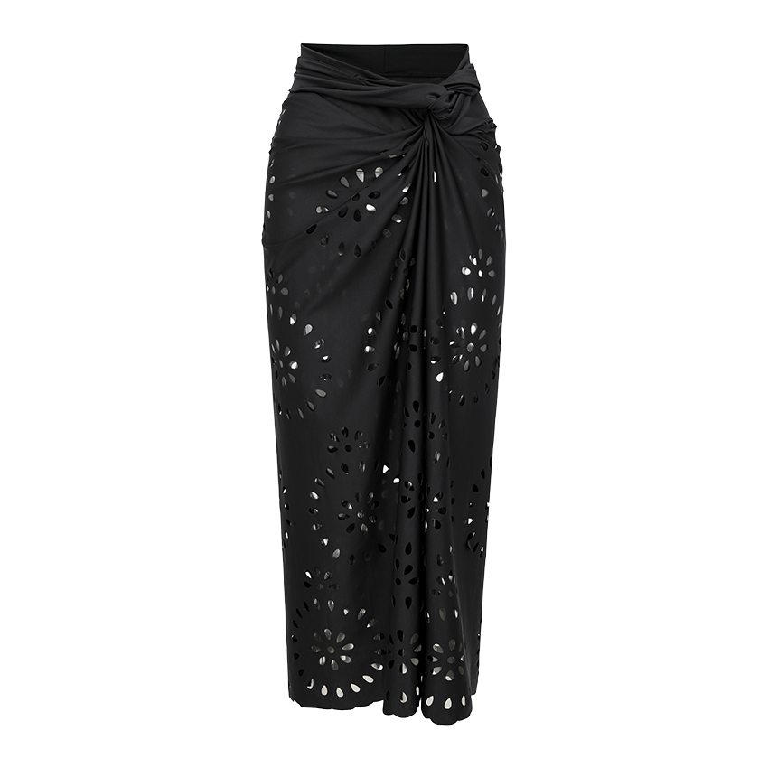 V-neck Black Cutout Swimsuit Set(s)