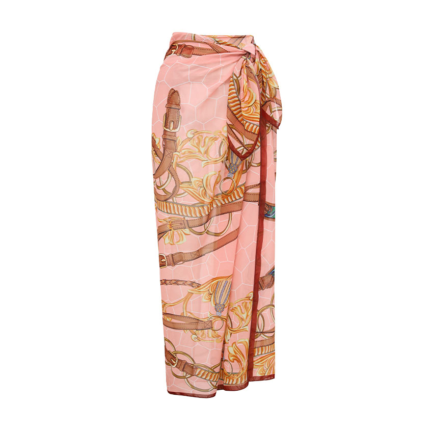 Lace Long Sleeve Rashguard Printed Swimsuit Set(s)