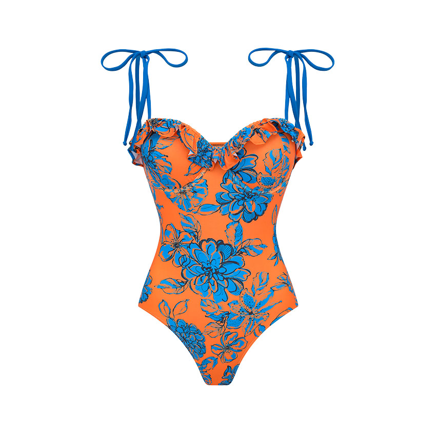 Bandeau Blossom Print Swimsuit Set(s)