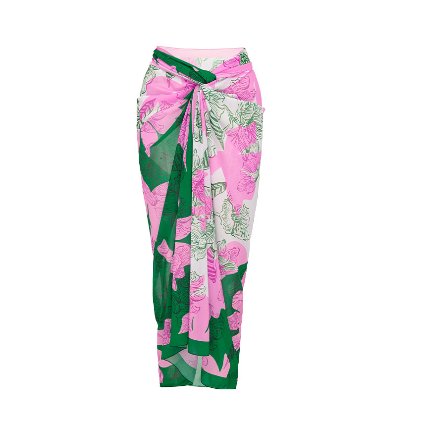 V NeckPrinted Swimsuit Set(s)