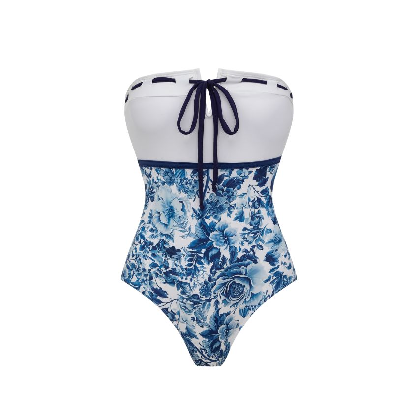 Bandeau Blossom Print Swimsuit Set(s)
