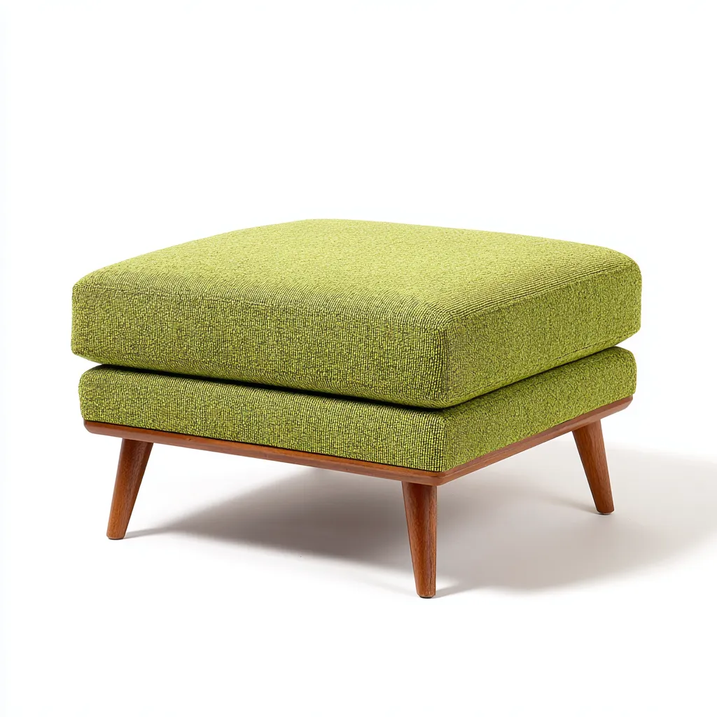 Pouf 60x60x42 cm - verde - stile moderno-Placidin