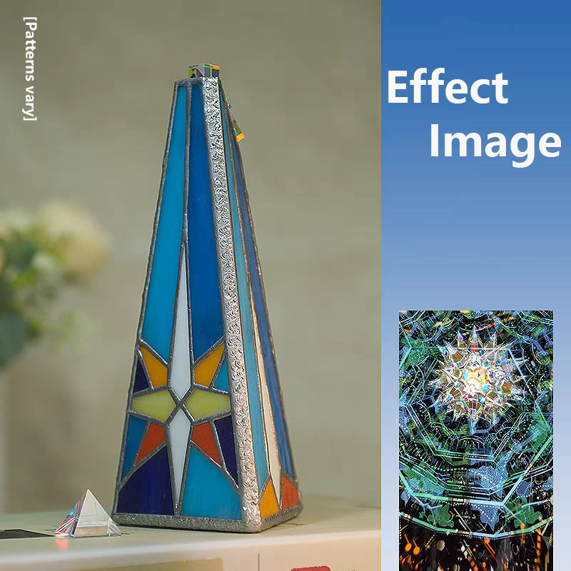 Tiffany Stained Glass Star of Bethlehem Kaleidoscope