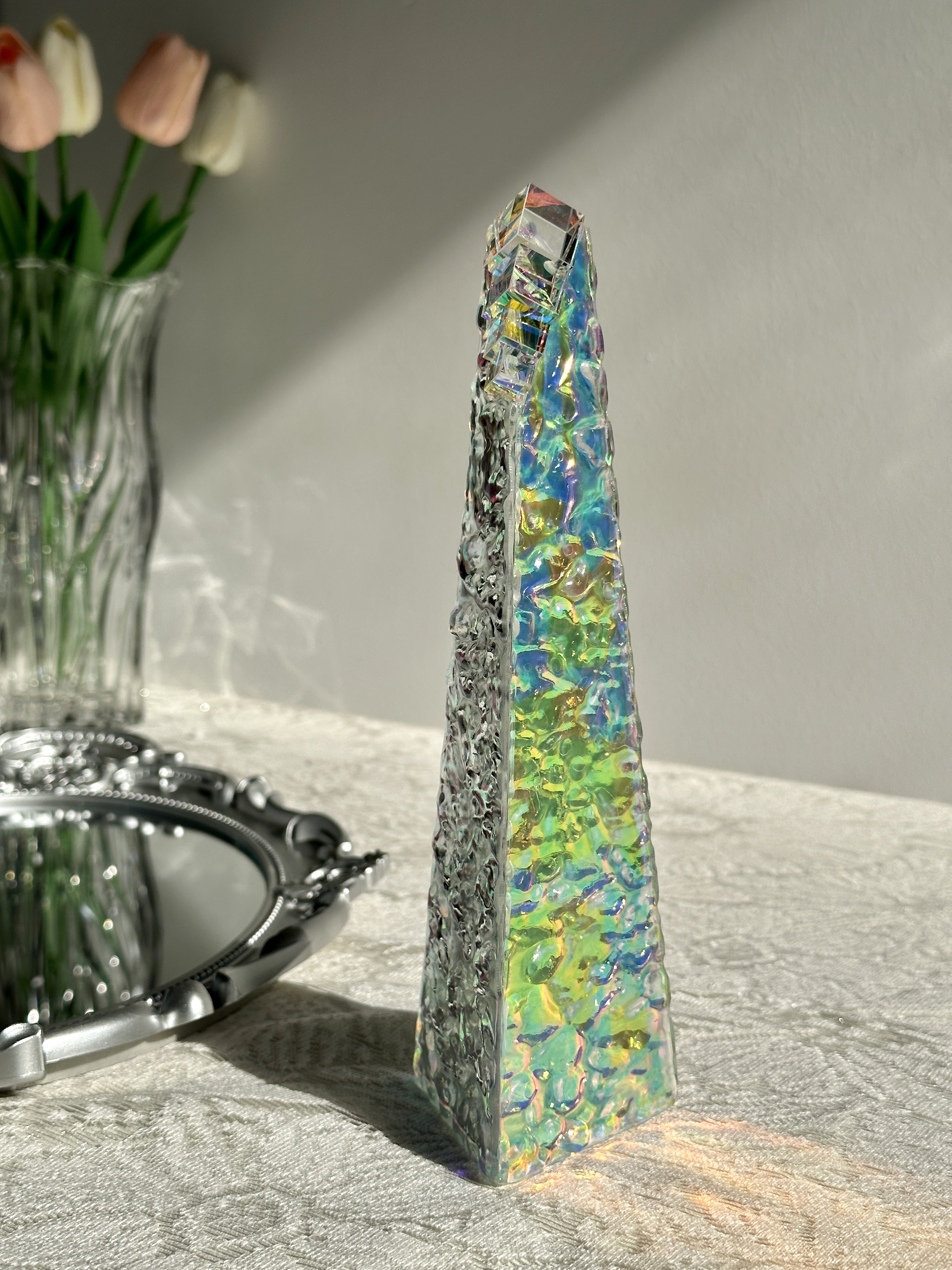 Tiffany Stained Acrylic “Star of Bethlehem” Kaleidoscope