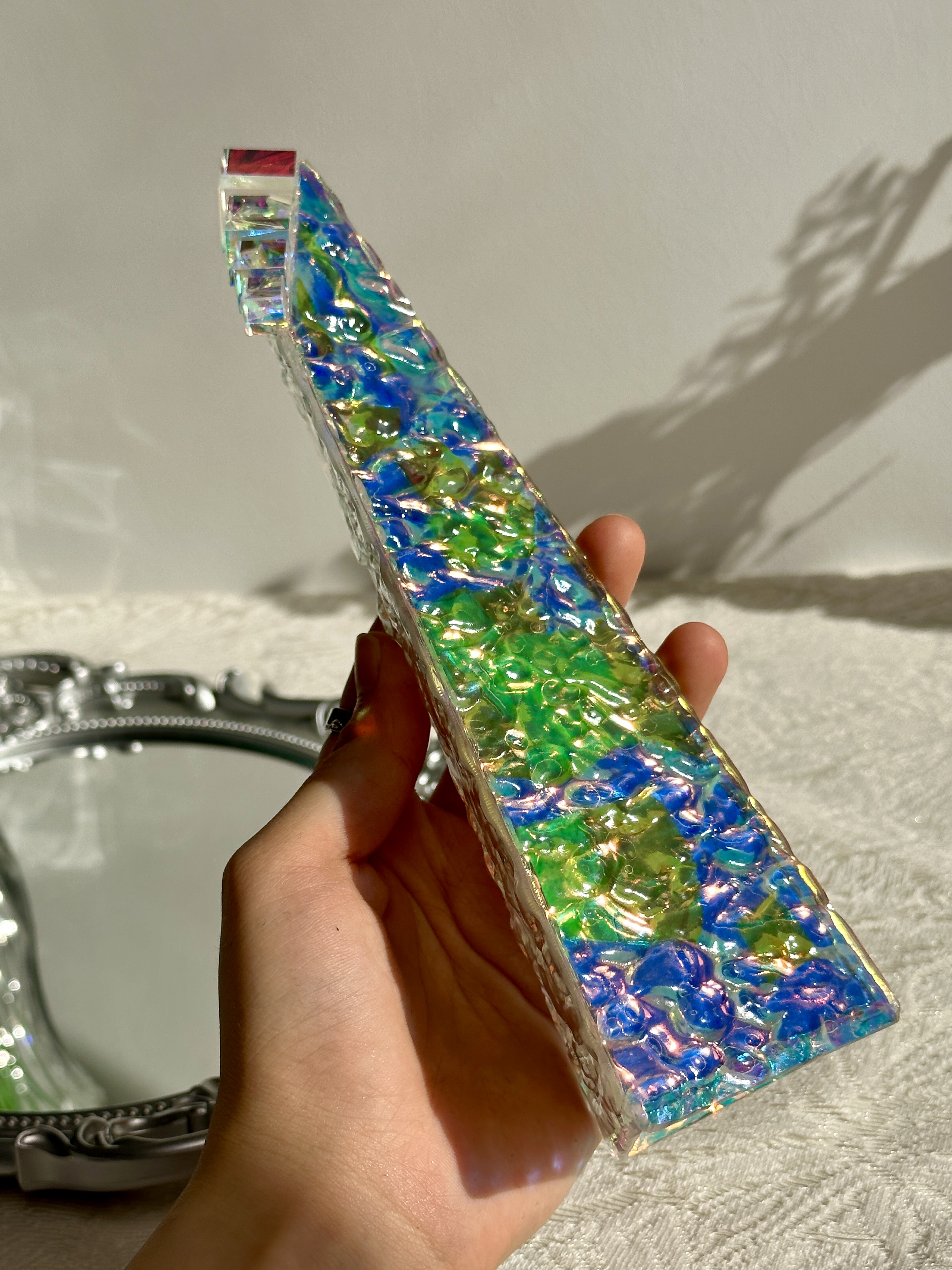 Tiffany Stained Acrylic “Star of Bethlehem” Kaleidoscope