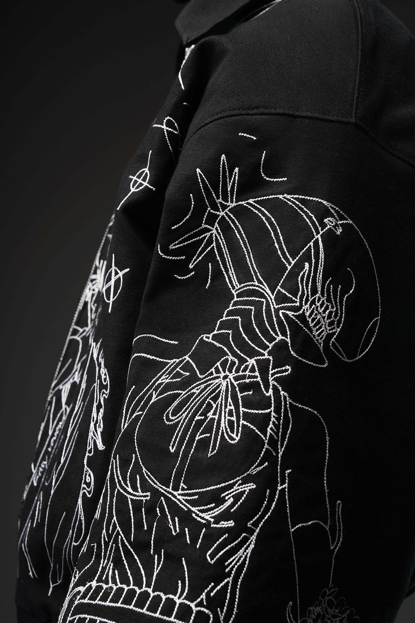 CSMAN - Fully Embroidered Denim Jacket