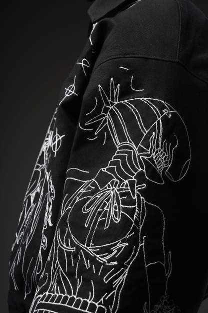 CSMAN - Fully Embroidered Denim Jacket