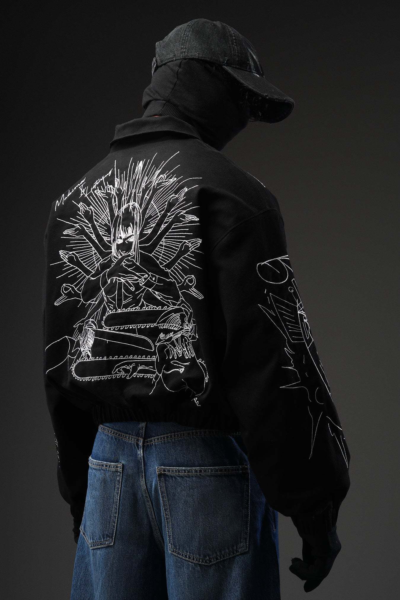CSMAN - Fully Embroidered Denim Jacket