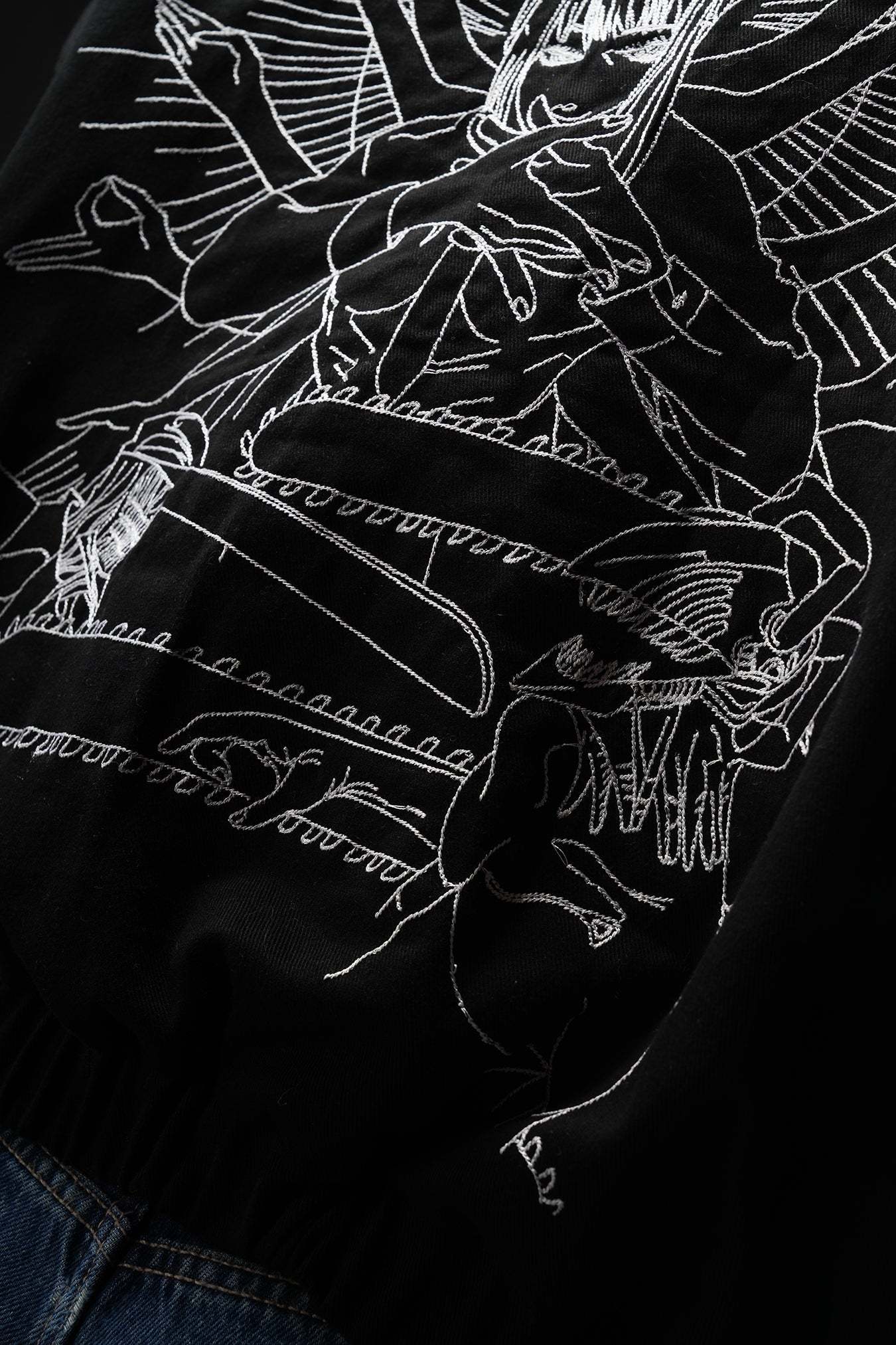 CSMAN - Fully Embroidered Denim Jacket