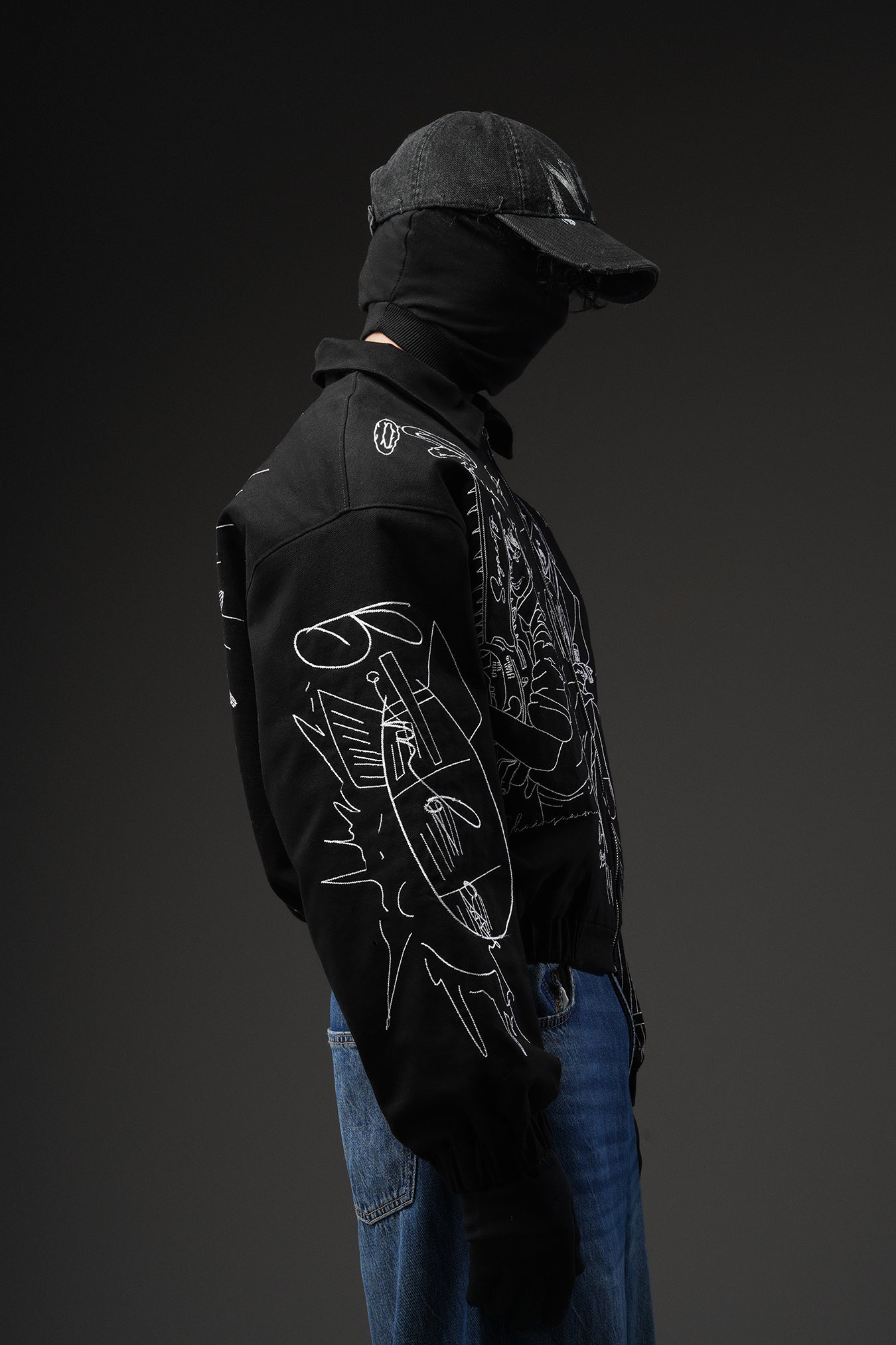 CSMAN - Fully Embroidered Denim Jacket