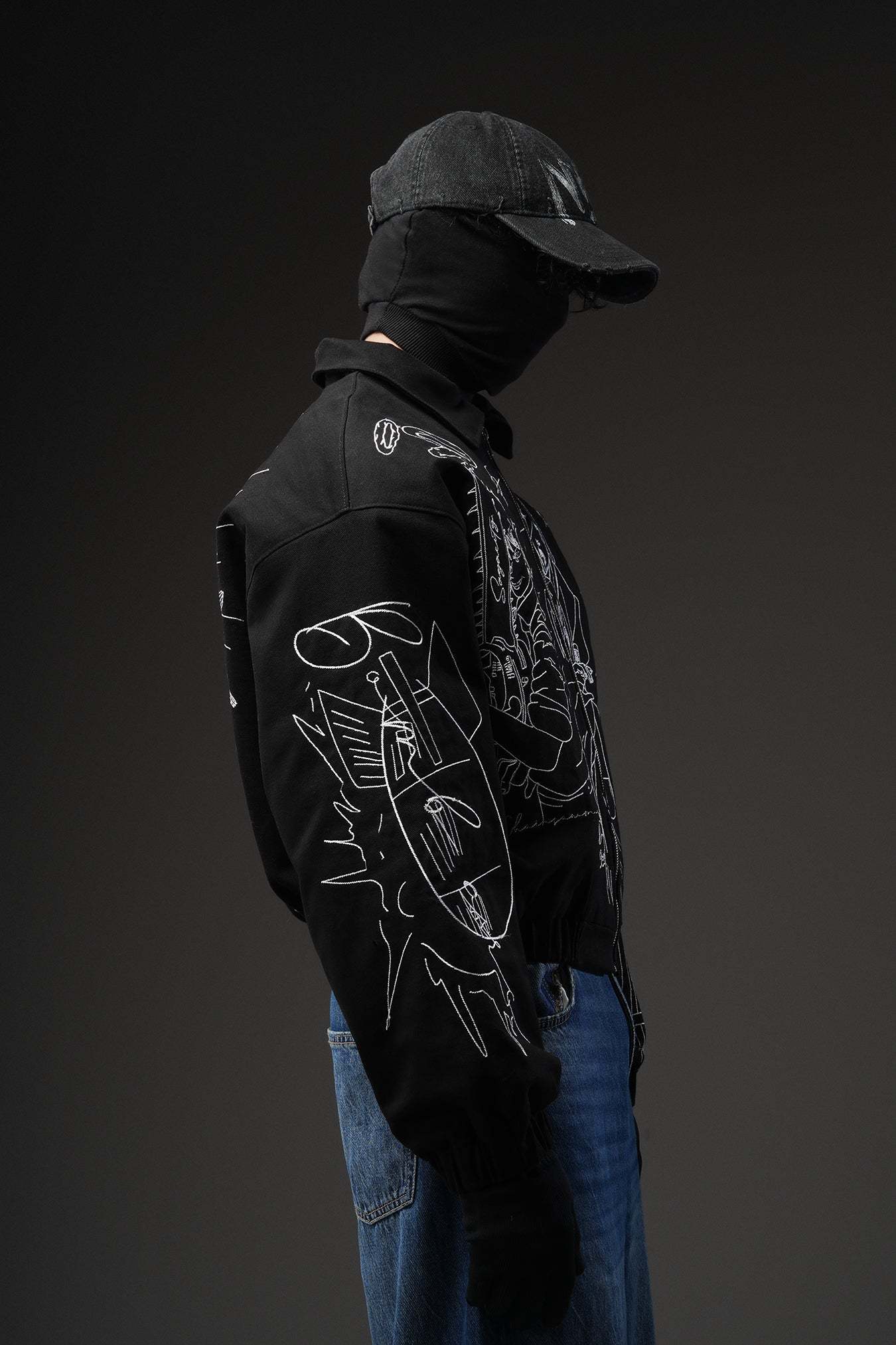 CSMAN - Fully Embroidered Denim Jacket