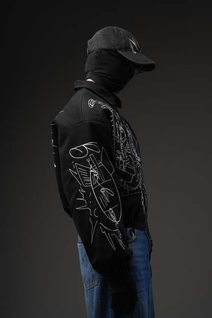 CSMAN - Fully Embroidered Denim Jacket