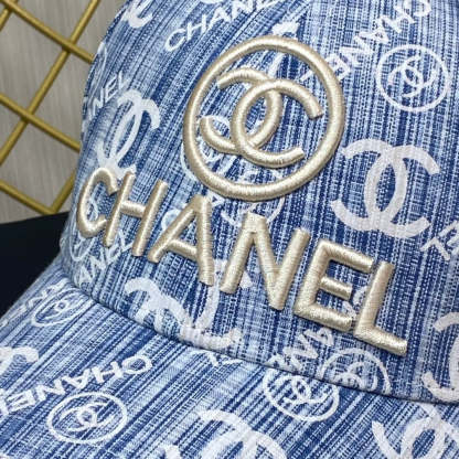 C  Denim Blue Vintage Hat