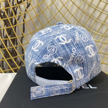 C  Denim Blue Vintage Hat