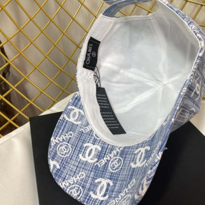 C  Denim Blue Vintage Hat