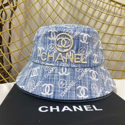 C  Denim Blue Vintage Hat