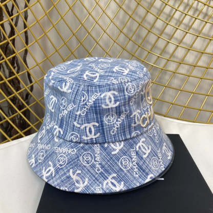 C  Denim Blue Vintage Hat