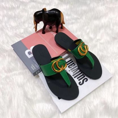 Letter-decorated flip-flops