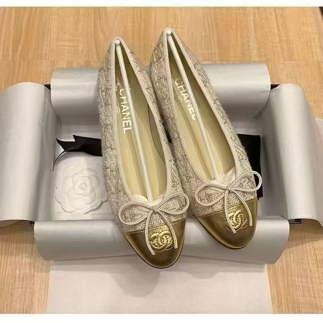 Bow-knot quilted casual flat shoes