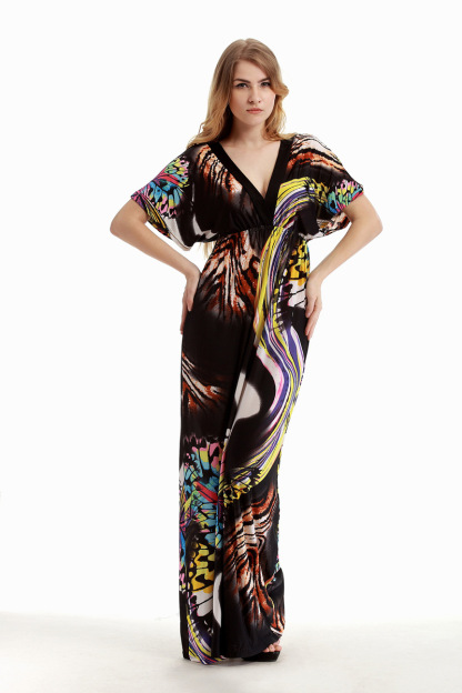 Women's loose-fitting Bohemian style long dress
