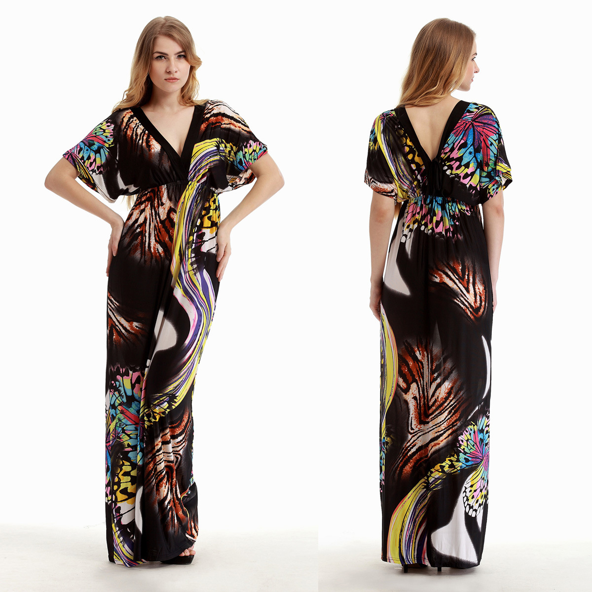 Women's loose-fitting Bohemian style long dress