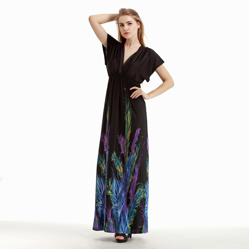 Women's loose-fitting Bohemian style long dress