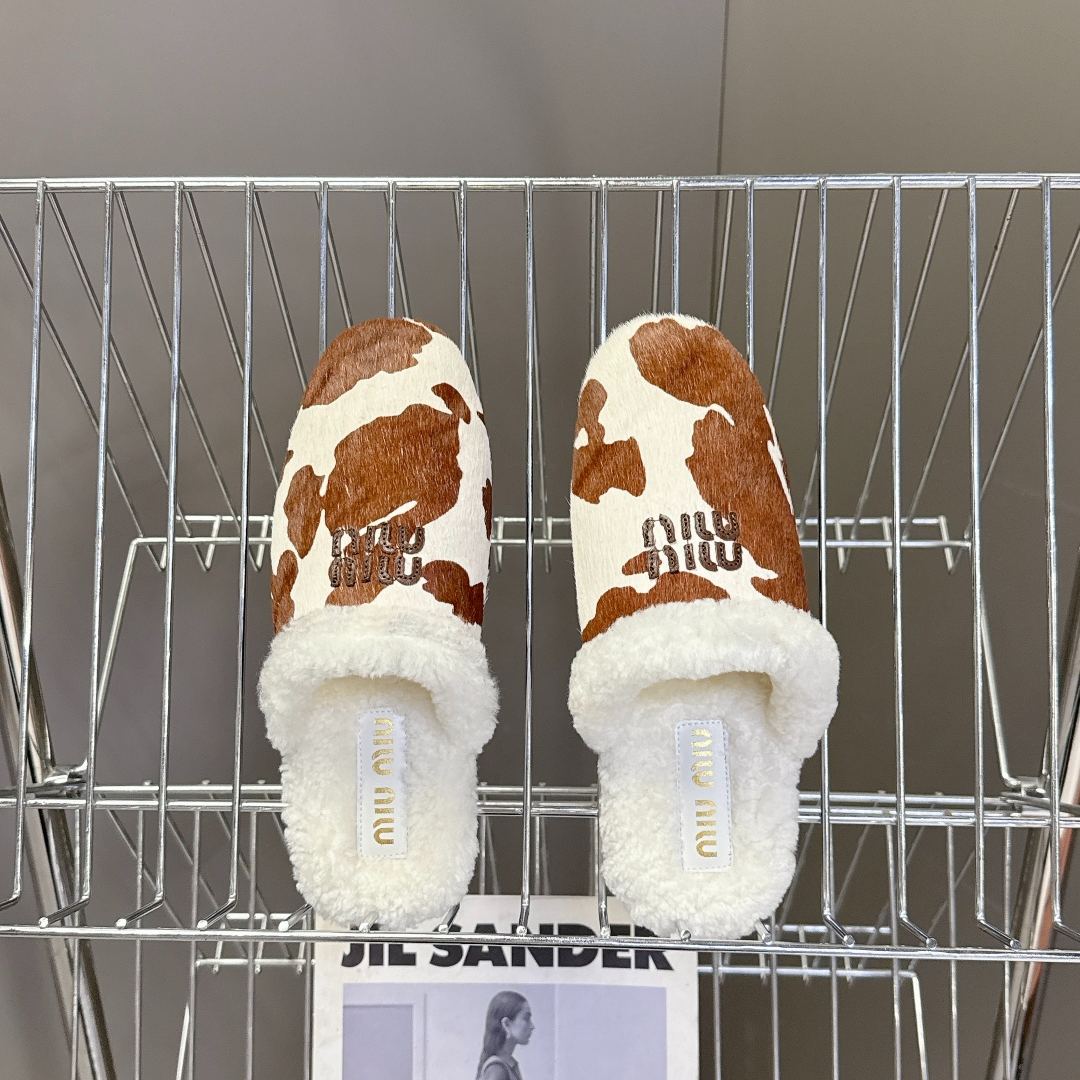 New style wool closed-toe shoes